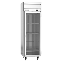 Beverage-Air HFS1HC-1G Horizon Series 26" Glass Door Reach-In Freezer with Stainless Steel Interior and LED Lighting
