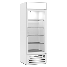 Beverage Air MMR19HC-1-W 27" Single Glass Door Merchandiser Refrigerator, White