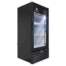Beverage-Air MT10-1B 25" Marketeer Series Black Refrigerated Glass Door Merchandiser with LED Lighting
