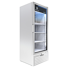 Beverage-Air MT12-1W 25" Marketeer Series White Refrigerated Glass Door Merchandiser with LED Lighting