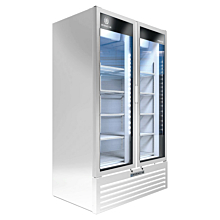 Beverage-Air MT49-1W 47" Marketeer Series White Refrigerated Glass Door Merchandiser with LED Lighting