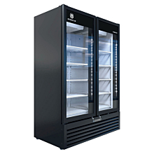 Beverage-Air MT53-1B 54" Marketeer Series Black Refrigerated Glass Door Merchandiser with LED Lighting