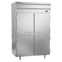 Beverage-Air PFD2HC-1AHS 52" Stainless Steel Solid Half Door Pass-Through Refrigerator