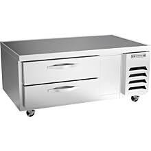 Beverage-Air WTFCS52HC 52" Two Drawer Freezer Chef Base - 9.58 Cu. Ft.
