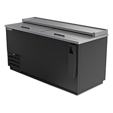 Beverage Air DW64HC-B 65" Forced Air Bottle Cooler - Holds 606 12 oz Bottles, Bottle Opener