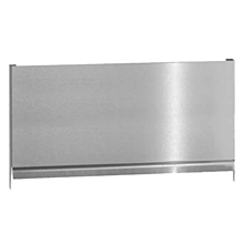 Imperial BG-12 12" Heavy Duty Backguard/Flue Riser Without Shelves - Diamond Series
