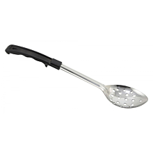 Winco BHPP-11 11" Perforated Basting Spoon With Stop Hook Bakelite Handle
