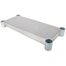 BK Resources VTS-4830 Galvanized Steel Undershelf for 48"L x 30"D Work Table