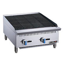 Blue Lava BLCB24 24" Heavy-Duty Countertop Radiant Gas Charbroiler