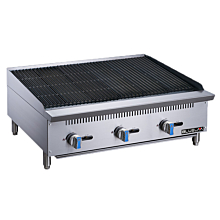 Blue Lava BLCB36 36" Heavy-Duty Countertop Radiant Gas Charbroiler
