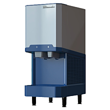 Blue Air BLDN-280A 16" 282 lb. Counter Top Nugget Cube Ice & Water Dispenser - 10 lb. Storage