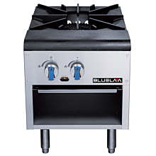 Blue Lava BLSP1 18" Single Two Ring Burner Gas Stock Pot - 80,000 BTU