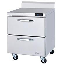 Blue Air BLUR28-D2-WT-HC 28" Worktop Refrigerator with 2 Drawers - 7 Cu. Ft.