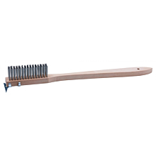 Winco BR-500 20" Heavy Duty Wire Brush with Steel Bristles