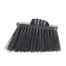Winco BRAU-9K Angled Broom Head with Black Unflagged Bristles