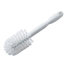 Winco BRB-12 12" White Bottle Brush with Polyester Bristles