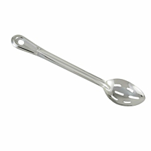 Winco BSST-13 13" Standard Duty Slotted Stainless Steel Basting Spoon