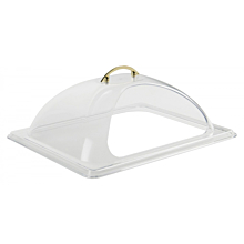 Winco C-DPF2 Half-Size Polycarbonate Side Cut Out Display Cover