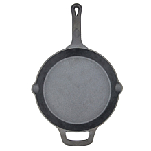 Winco CAST-10 FireIron 10" Pre-Seasoned Cast Iron Skillet