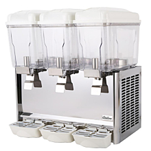 Coldline BD35-STIR Triple Bowl Beverage Dispenser, Drink Bubbler with Stirring System