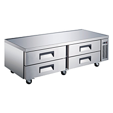 Universal CBI-72 72" Four Drawer Refrigerated Chef Base