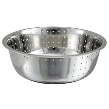 Winco CCOD-13L Stainless Steel Chinese Colander with 5 MM Holes