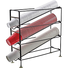 Winco CDR-3 3-Tier Cup Dispensing Rack