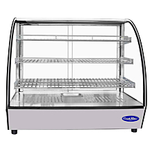 Atosa CHDC-44 27" Stainless Steel Heated Countertop Display Cases - 4.4 Cu. Ft.