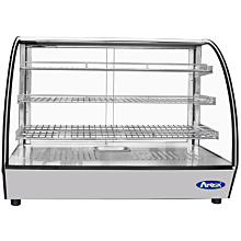 Atosa CHDC-56 35" Stainless Steel Heated Countertop Display Cases - 5.6 Cu. Ft.