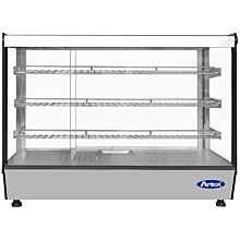 Atosa CHDS-71 35" Stainless Steel Heated Countertop Display Cases - 7.1 Cu. Ft.