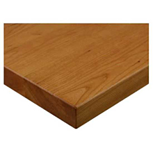 JMC Furniture Indoor 30" Round Solid Beechwood Plank-Style 1 1/4" Thick Cherry Table Top