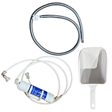 Coldline Modular Ice Machine Accessories with Water Filter, Ice Scooper, Water Hose, and Water Drain Hose
