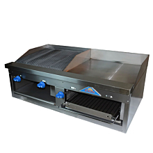 Comstock-Castle FHP48-2RB-24B 48" Natural Gas Countertop Griddle & Chesmelter Broiler Combo - 116,000 BTU