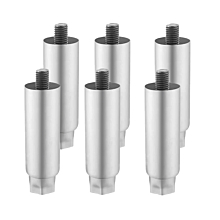 Cookline 6" Adjustable Stainless Steel Legs for Ranges, Set of 6