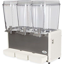 Crathco D35-4 25.5" Pre-Mix Cold Beverage Dispenser w/ (3) 5 gal Bowls, 115v