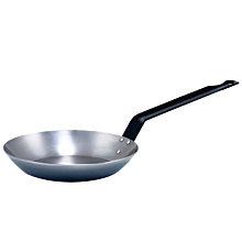 Winco CSFP-7 7-7/8" Polished Carbon Steel French Style Fry Pan