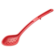 Winco CVBS-10K Black 10" Polycarbonate Buffet Spoon