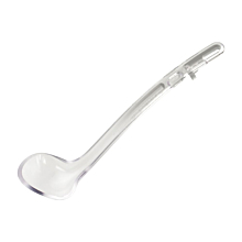 Winco CVLD-8C Clear 8-1/2" Polycarbonate 3/4 oz Serving Ladle
