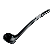 Winco CVLD-8K Black 8-1/2" Polycarbonate 3/4 oz Serving Ladle