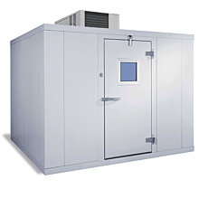 Dade Engineering 6' X 6' Self-Contained Indoor Walk-in Cooler Box With Floor