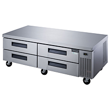 Dukers DCB72-D4 72" Chef Base Refrigerator with 4 Drawers