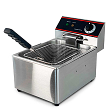 10" Single Tank 13 lb. Electric Countertop Fryer, 120v