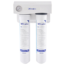 Blue Air DH-S2 Dual Filtration System with Water Pressure Gauge, (2) 2 GPM, 500-900 lbs.