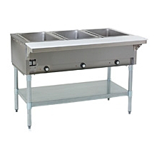 Eagle Group HT3 48" Gas Steam Table with Open Base
