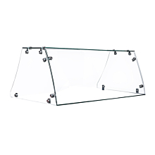 Coldline FSG-360 49" Flat Sneeze Guard for Ice Cream Dipping Cabinet
