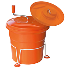 Dynamic E002.B 17" Manual SD92 Salad Spinner - 20 Liter Capacity