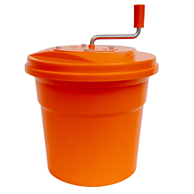 Dynamic E002 17" Manual SD92 Salad Spinner - 20 Liter Capacity