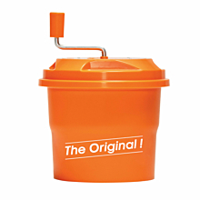 Dynamic E007 10" Manual SD Mini Salad Spinner with Sealed Cover - 5 Liter Capacity