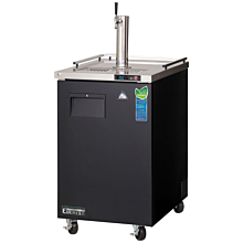 Everest EBD1 24" One Solid Swing Door Direct Draw Keg Refrigerator
