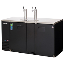 Everest EBD3-24 68" Two Solid Swing Door Direct Draw Keg Refrigerator